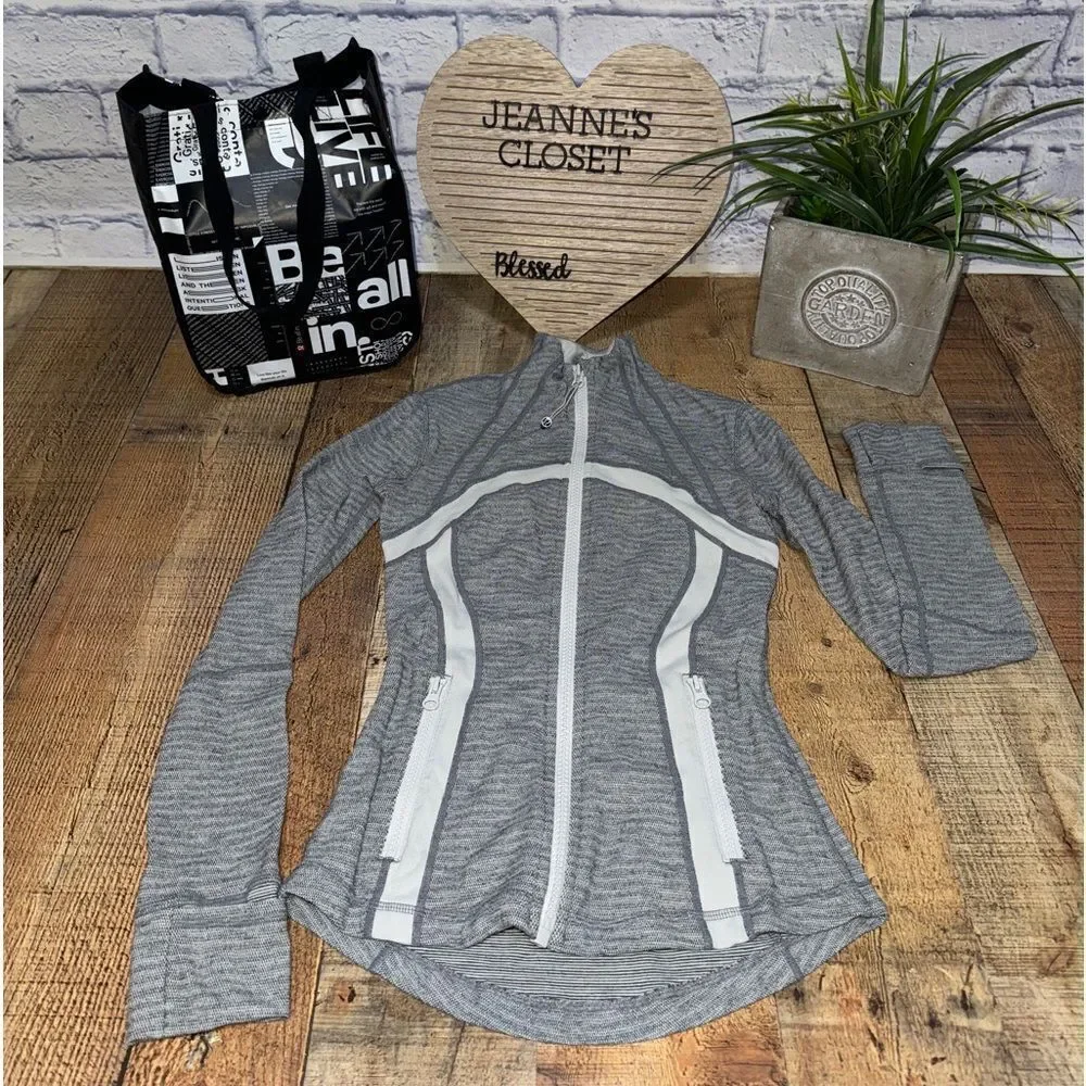 Lululemon Define Jacket Wee Are From Space Coal Fossil / White